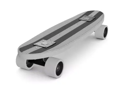 Penny Board Low-poly 3D model purchase