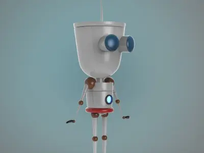 Robot 3D model shop