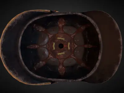 Helmet - Low Poly from century Low-poly 3D model