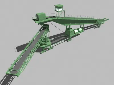 Industrial Stacker 3D model