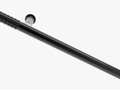 Police Baton 2 3D model