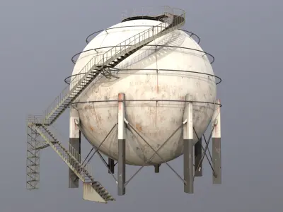 Gas Sphere - Horton Sphere 3D model