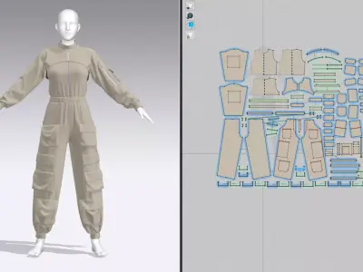 2 Tactical outfits vol05 3D model