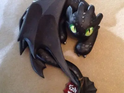 Light Fury how to train your dragon 3D print model