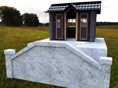 Old House Low-poly 3D model