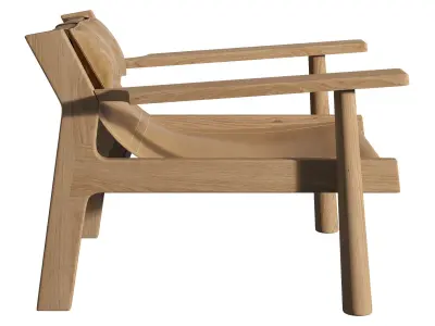 N903 Dune Lounge Chair 3D model