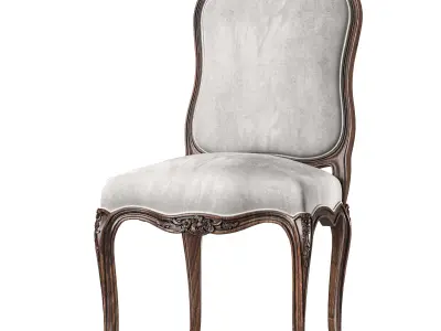chairish  table and chair art 8732 3D model