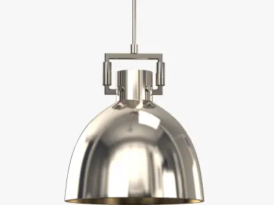 MACHINIST METAL CLOCHE PENDANT 3D model