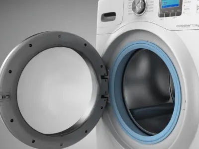 Samsung EcoBubble Washing Machine 3D model
