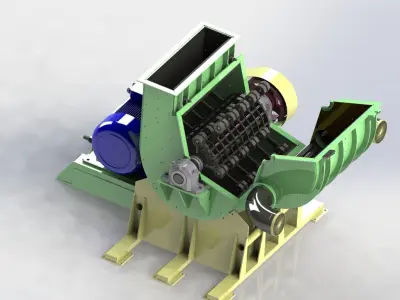 MICRONIZED HAMMER MILL 3D model
