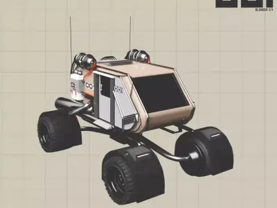 SCI-FI OFFROADER 3D model