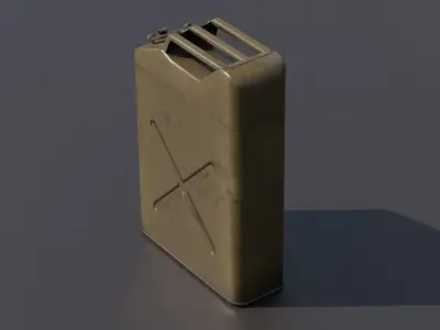 Gasoline tank for jeep Willis 3D model