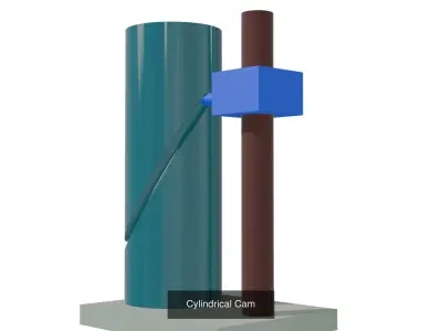 Cam Mechaninsm 3D Model Pack