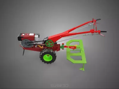 TEETH TINE TOOTH PLOW PLOUGH RAKE HARROW CULTIVATOR HAND TRACTOR 3D model