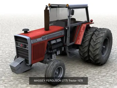 Classic Tractores 3D Model Pack