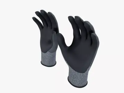 Cut Resistance Gloves 3D model