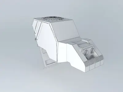 britainian Knightmare Frame cokcpit Free 3D model