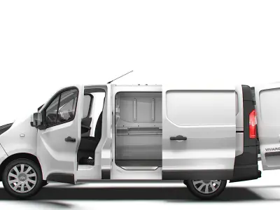 Vauxhall Vivaro Van L1H1 HQInterior 2019 3D model