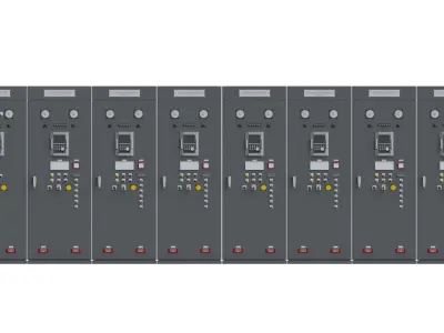 Switchboard 09 Low-poly 3D model
