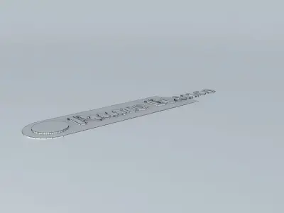 Punto Blanco logo Free 3D model