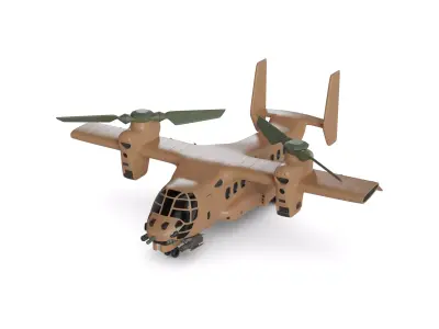 CAS Aircraft 3D model 2