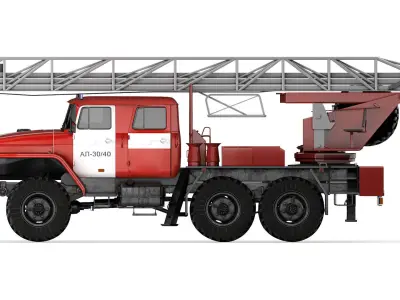 Ural 4320 AL 30-40 2018 3D model