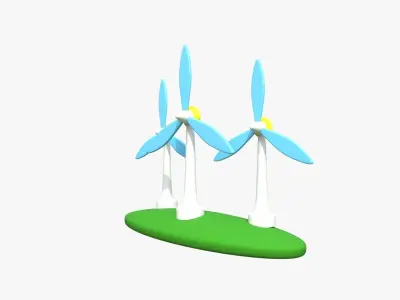Wind Mill 3D model buy