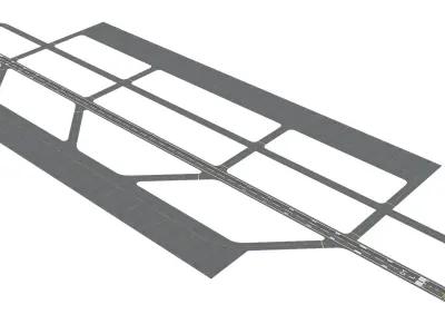 Airport Runway 3D model