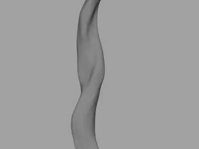 Animated fluid  3D model