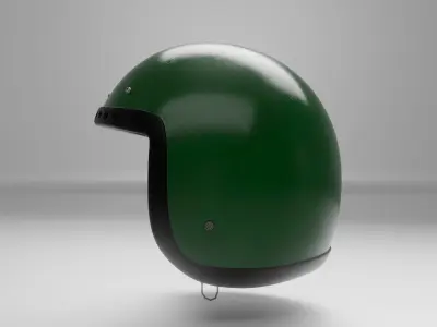 helmet Pubg level 1 high poly 3D model