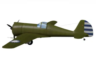 Curtiss Wright Model 21 3D model