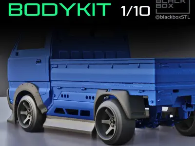 WPL D12 RC BODYKIT B004 by BLACKBOX 1-10th 3D print model