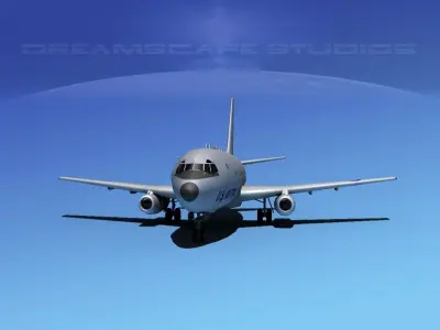 Boeing CT-43 Military Transport 3D model