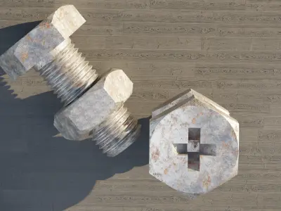 Factory Bolt 3D model