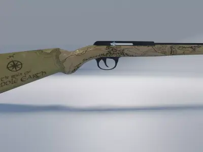 Sniper rifle Veles 3D model