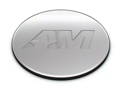 American Muscle logo 3D model
