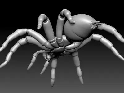 Tarantula Low-poly 3D model purchase