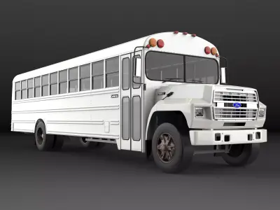 Carpenter School Bus  3D model