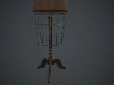 Retro Mannequin PBR Game Ready Low-poly 3D model