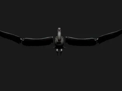 Great Egret  Mechanical Bird Free 3D print model