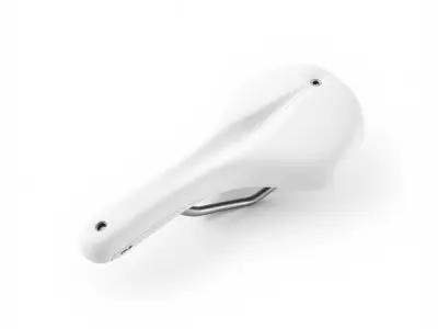 Sleek White Bicycle Saddle model pack Low-poly 3D model