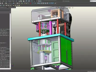 Can Sealing Machine with Pressure Injection 3D model