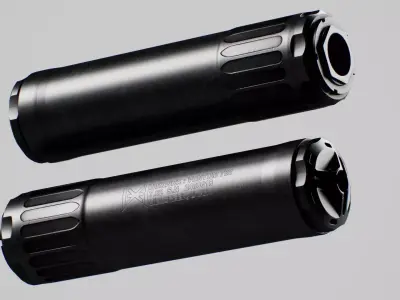 HUX Ventum 762 Suppressor Low-poly 3D model