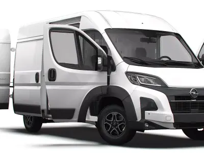 Opel Movano e Van L2H2 HQ Interior 2025 3D model