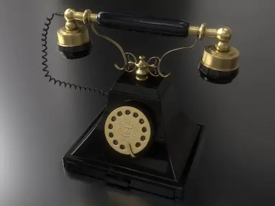 Antique Telephone - Royal Victoria 1938 Rotary Telephone 3D model