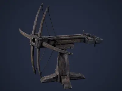 Ballista ball projectile Low-poly 3D model