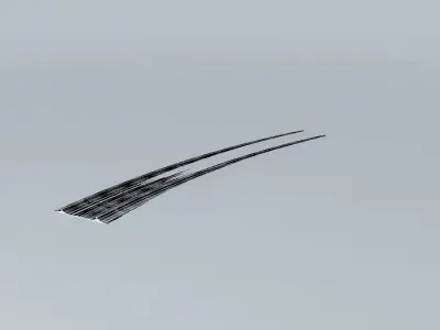 Eco Rail SnowTrack Curve Old Steam Days Free 3D model