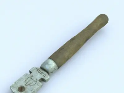 Glass Cutter Middle Poly 3D model