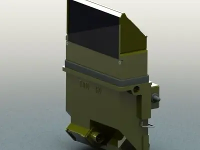 Inspection viewing vision device tnpo-160 for tank T-64 3D model