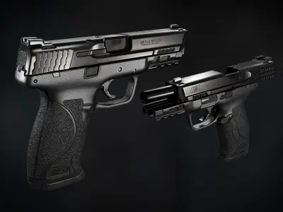 MP 9 2 0 pistol magazine 3D model